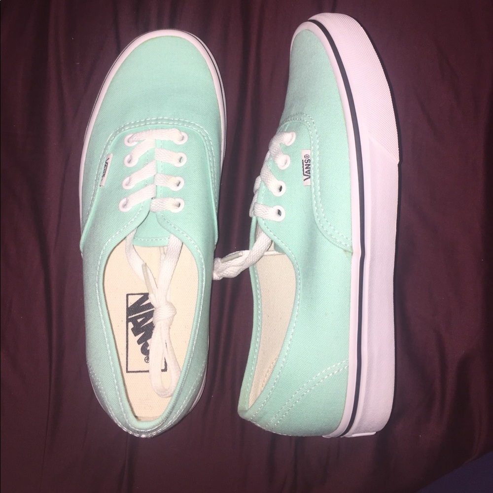 Vans green/blue sneakers